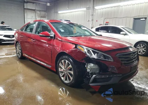 2016 Hyundai Sonata Sport из США, поврежденный, VIN 5NPE34AF0GH356887